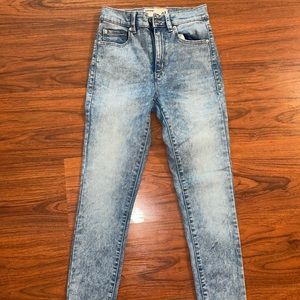 Acid Wash High Rise Jeans